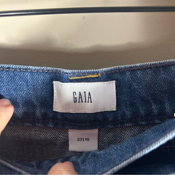 NWT Gap X Cult Gaia Asymmetrical Denim High Slit Maxi Skirt Size 33/16 - Picture 5 of 13